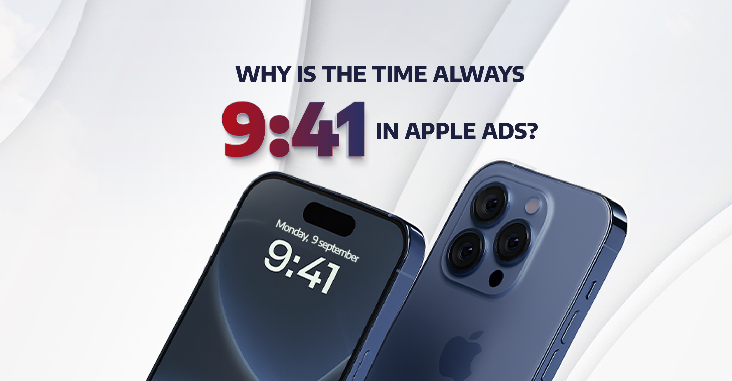 Why is the time always 9:41 in Apple ads?