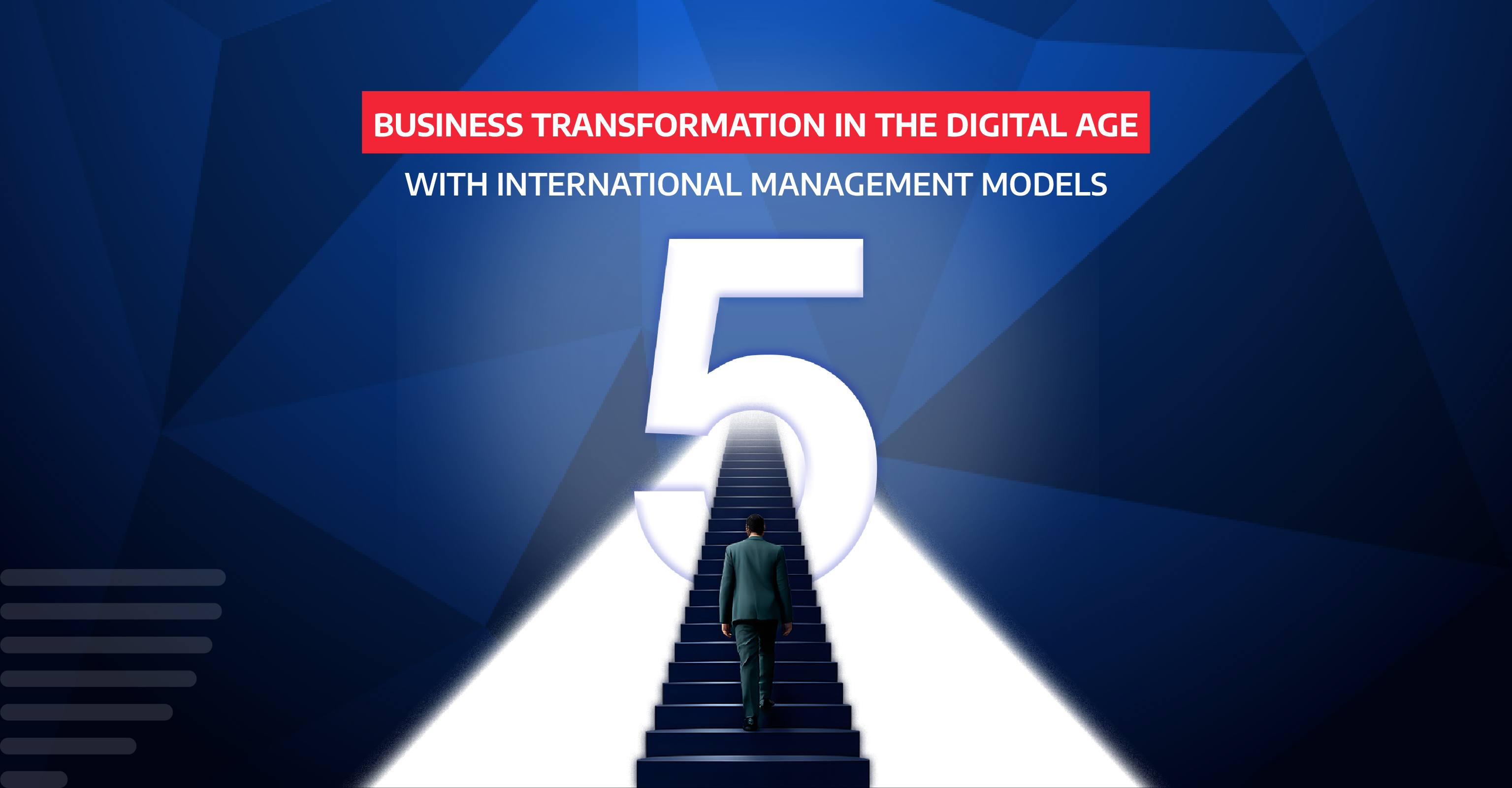 Business transformation in the digital age with international management models