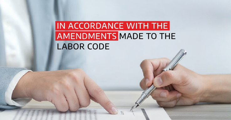 In accordance with the amendments made to the Labor Code
