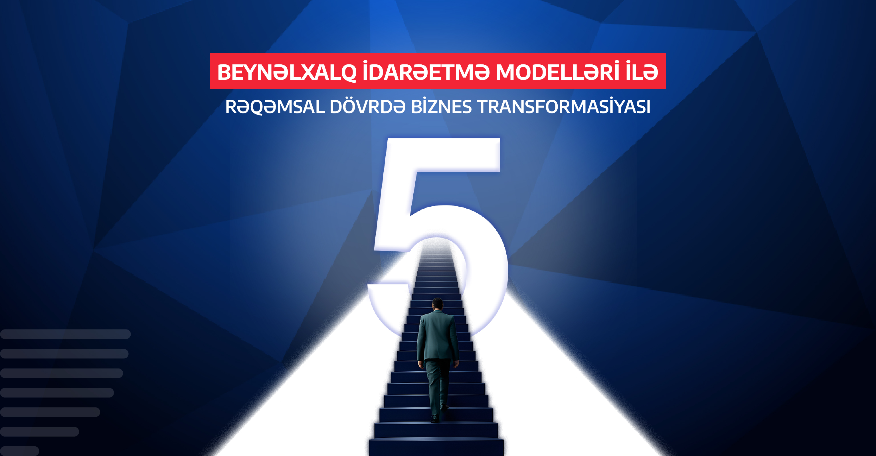 Beynəlxalq idarəetmə modelləri ilə rəqəmsal dövrdə biznes transformasiyası