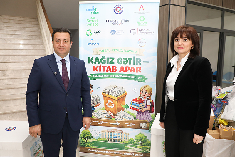 Global Management-in dəstəyi ilə “Kağız gətir – kitab apar” layihəsinə start verilib